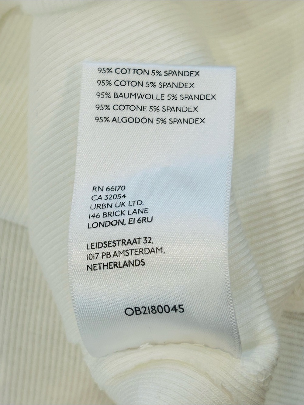 NWOT - We The Free White V-Neck Ribbed Tank - Picture 6 of 6